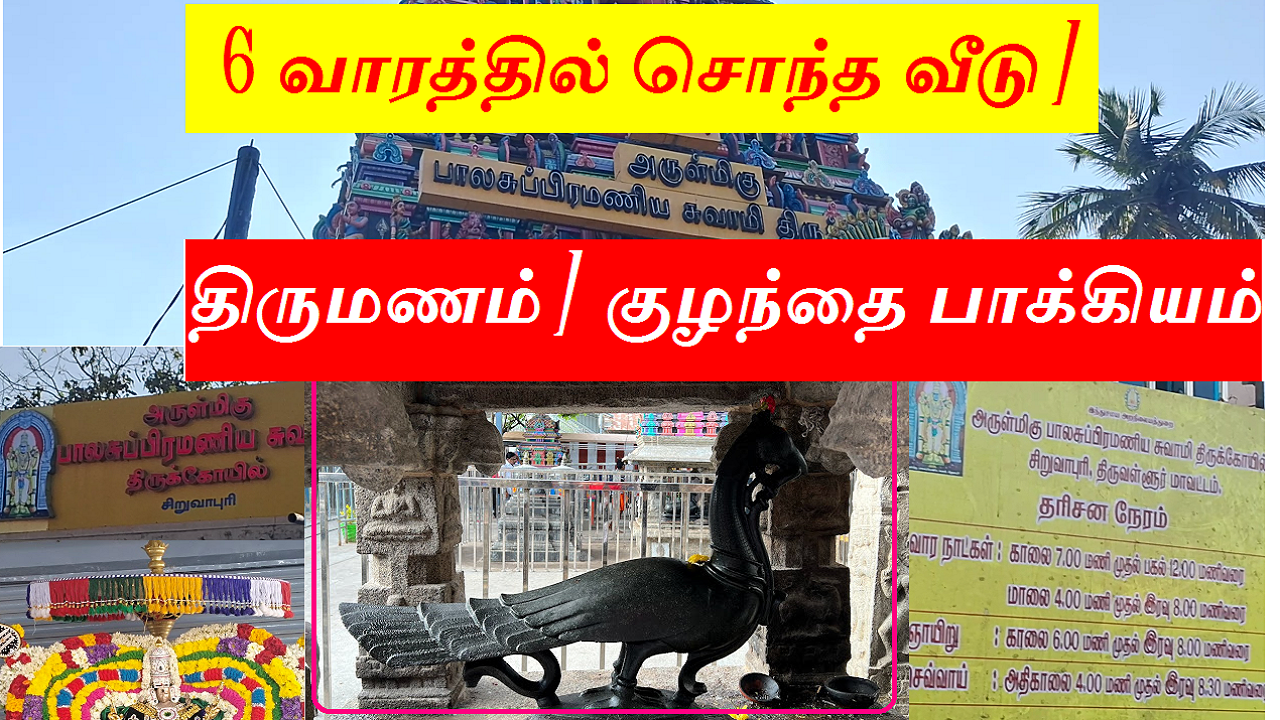 500 ஆண்டுகள் பழமையான முருகன் கோயில்,சிறுவாபுரி